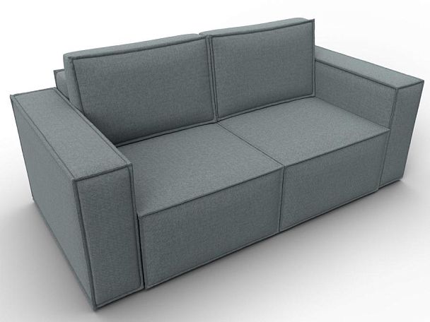 Диван прямой Куба мини Рогожка серый - Вид 6