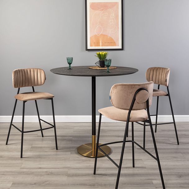 Стул барный Fendi бежевый - Вид 9