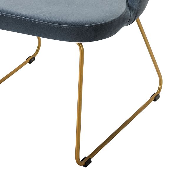 Стул Lars Diag grey/Линк золото - Вид 5