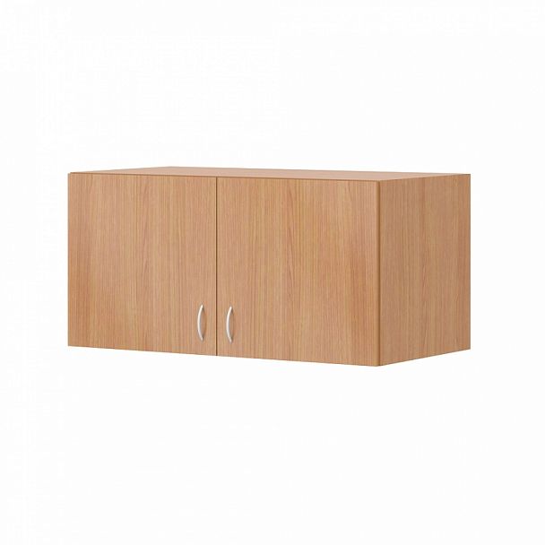 Антресоль двустворчатая "Армейская мебель"  ПК-АРМ-АН57Х112Д2/35-В1-24 ольха шагрень - Вид 1