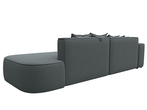 Диван угловой Лига-065 угол левый Рогожка серый - Вид 6