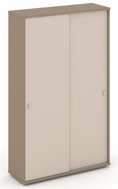 Шкаф-купе с полками "ESTETICA" ES.SHK-1.1 Капучино - Вид 1