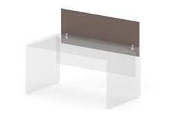 АККОРД/ACCORD RAC128-132x2 Экран к столам со струбцинами 1320х16х500 Серый камень - Фото предпросмотра