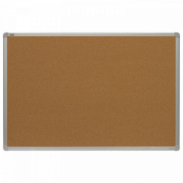Доска пробковая для объявлений 100x150 см, алюминиевая рамка, 2х3 OFFICE, (Польша), TCA1510 - Вид 1