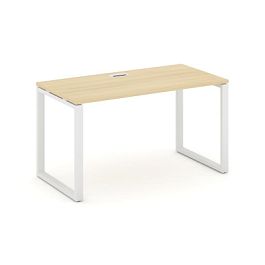 Стайл Проджект Стол письменный SN-6O.SP-004 Акация Лорка/Металл Белый 1580*600*750 - Фото предпросмотра