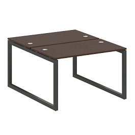 Metal System Quattro Р. ст. на О-образном м/к 50БО.РАС-СП-2.2 Венге/Антрацит металл 1200*1475*750 - Фото предпросмотра