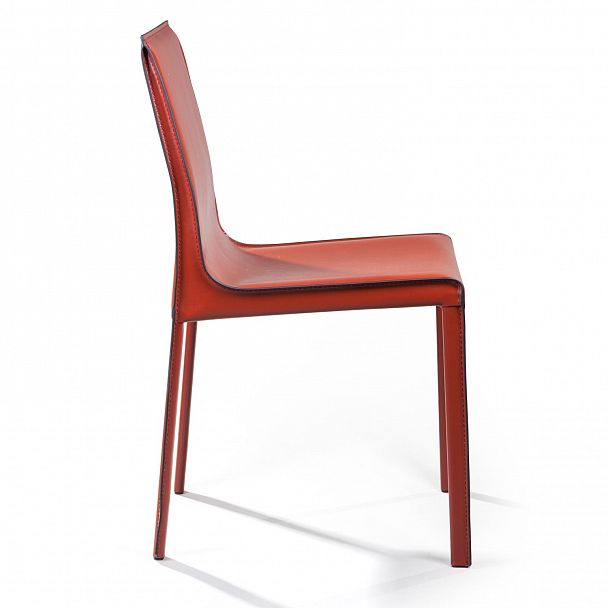 Стул Barrie, кожа ретро-красный - Вид 4
