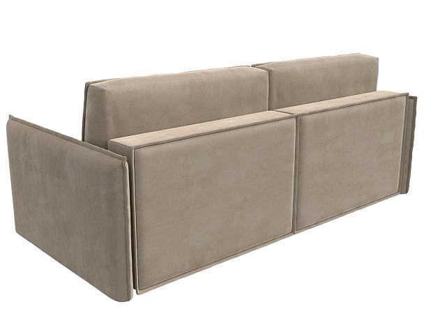 Диван прямой Либерти (полностью велюр бежевый) - Вид 6