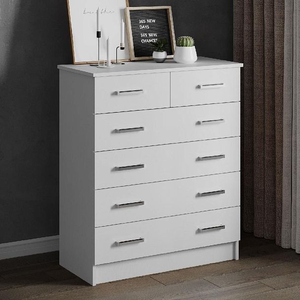 Комод Катрин 5 (820*990*425) белый - Вид 1