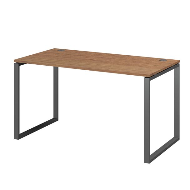 Стол на металлокаркасе АМ.О-004.60 Орех/Антрацит 1600x600x760 Арго-М - Вид 1