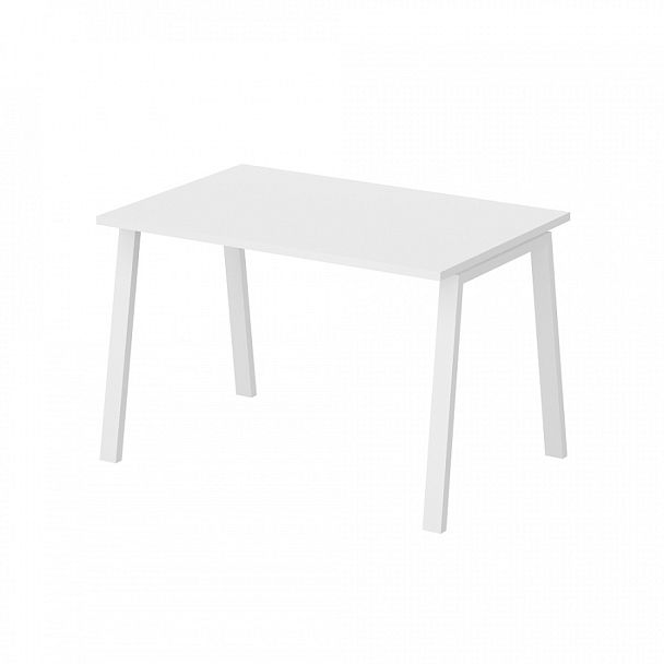 Столы рабочие "Компьютерные столы"  ПК-ТНП-СТ120Х80/МКА-В2-1051 белый - Вид 1