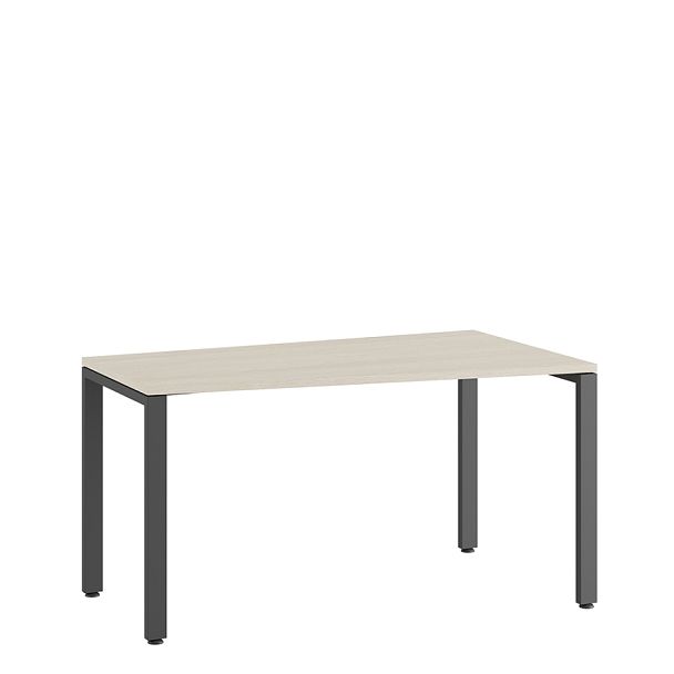 Стол трапеция правый Tess 140x80x75 дуб шамони светлый - Вид 1