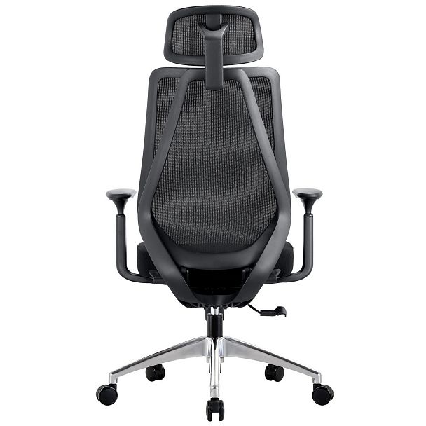 Кресло CHAIRMAN CH580, ткань/сетка, черный - Вид 5