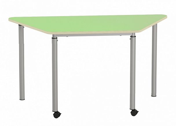 Стол модульный для коворкинга с колесными опорами (2 колеса со стопором), гр.4-6 - Вид 1