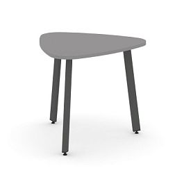 Стайл Проджект Стол переговорный SN-6.SPRG-70.3 Серый Пепел/Металл Антрацит 900*900*750 - Фото предпросмотра