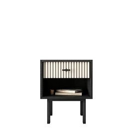 Тумбочка с верхним ящиком Emerson арт EM11/milky/L - Фото предпросмотра