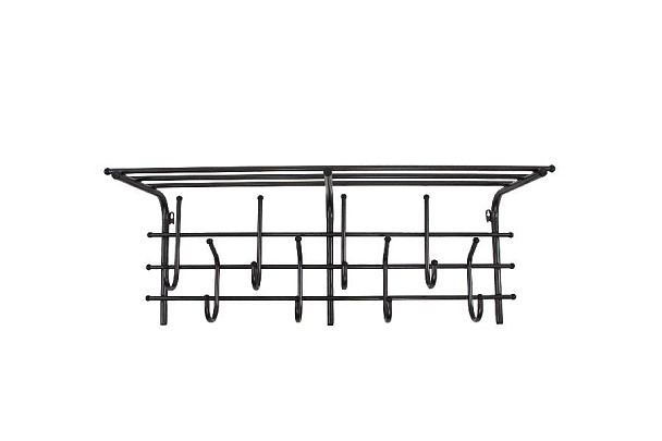 Вешалка с полкой антик-медь - Вид 1