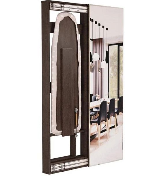 Гладильная доска "Смарт" с зеркалом венге - Вид 2