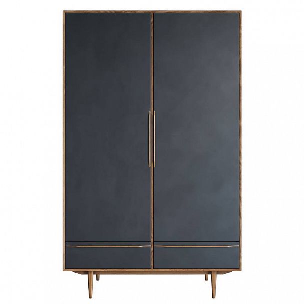 Шкаф 2х дверный "Bruni Black" BR-27/2 - Вид 1