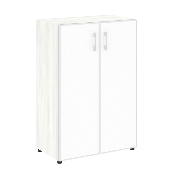 Yalta Шкаф LT.ST 2.4-R white Снежная патина/Стекло white 800*431*1195 - Вид 1