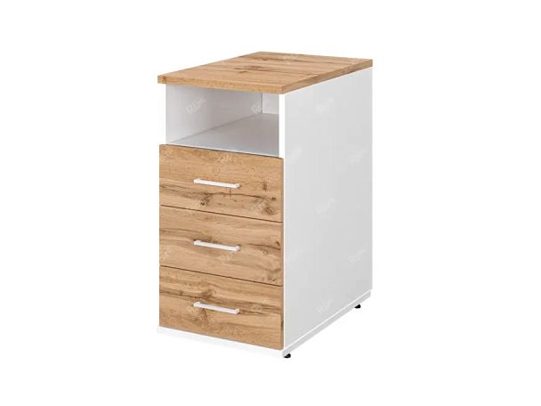 TANDEM RTD039-40-V Тумба 3 ящика универсальная 400х600х750 Вотан/Белый - Вид 1