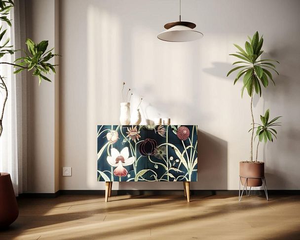 Комод Berber три ящика и дверка арт BB34/Print_54 - Вид 5