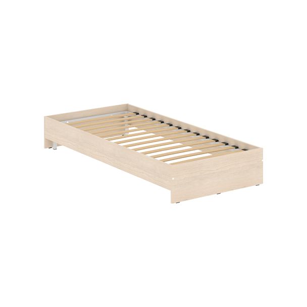 Кровать без изголовья MBW 209 Бук Тиара 944х2044х300 MUAR - Вид 1