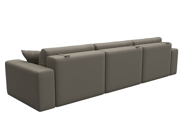 Диван прямой Лига-036 НПБ Классик Лонг Экокожа бежевый - Вид 6