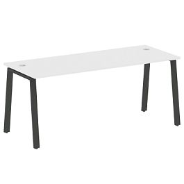 Metal System Стол письменный на А-образном м/к БА.СП-5 Белый/Антрацит металл 1800*720*750 - Фото предпросмотра