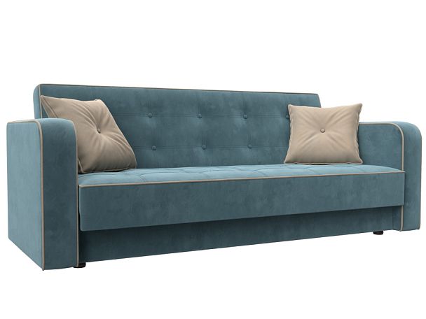 Диван-книжка Тур Велюр бирюзовый - Вид 1