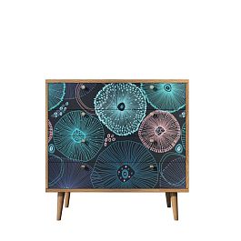 Комод Berber пять ящиков 32 принт арт BB36/Print_32 - Фото предпросмотра