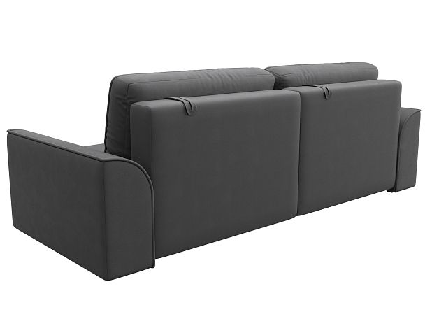 Диван прямой Лига-048 НПБ Замша серый - Вид 5