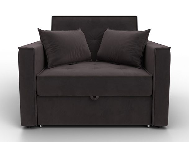 Кресло-кровать Лига-104 (80) Велюр коричневый - Вид 2