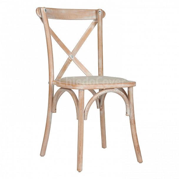 Стул Кроссбэк, беленый дуб, с подушкой - Вид 2