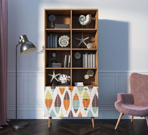 Стеллаж на комоде Berber принт 48 арт BB44/Print_48 - Вид 5
