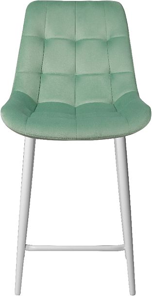 Комплект полубарных поворотных стульев Эйден, Confetti aquamarine/белый, 2 шт. - Вид 3