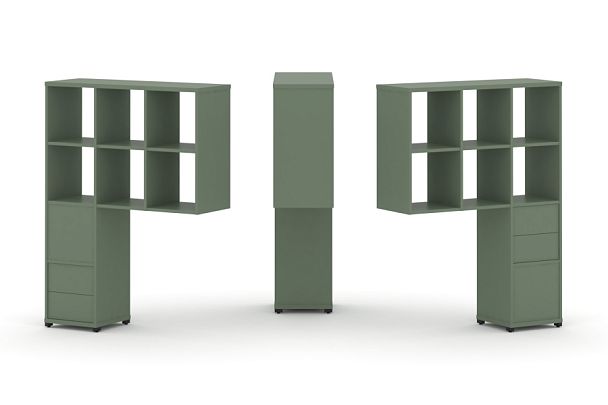 Concept Надставка высокая CN.DNV-008 Кобо/Металл Черный 1099*350*1486 - Вид 1