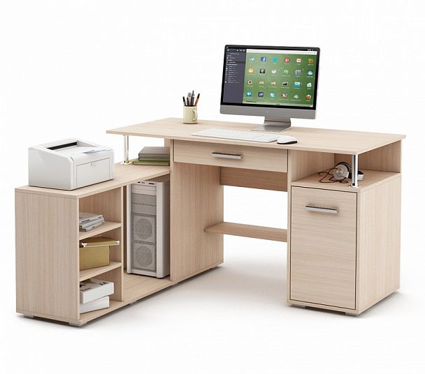 Стол письменный Амбер-9Я - Вид 1