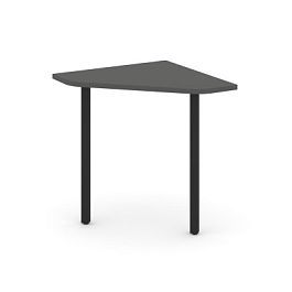 Стайл Проджект Угловой элемент стола SN-4.USP-011 Антрацит/Металл Черный 700*700*750 - Фото предпросмотра