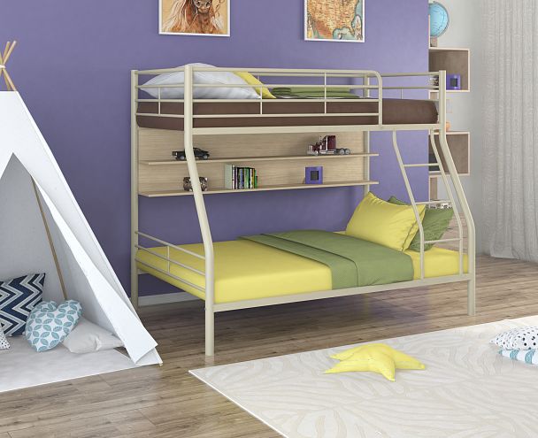 Двухъярусная кровать "Гранада-2П" слоновая кость - Вид 2