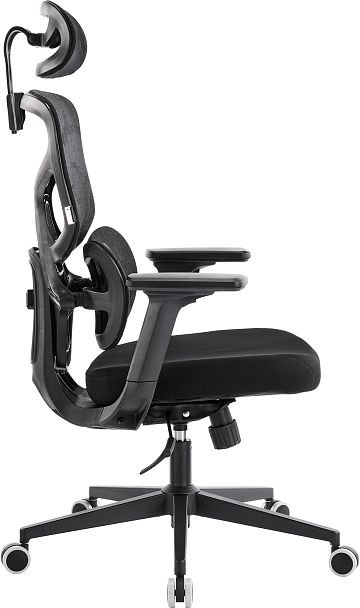 Эргономичное кресло Everprof Omega Black (Омега Блэк) Сетка Черный - Вид 3