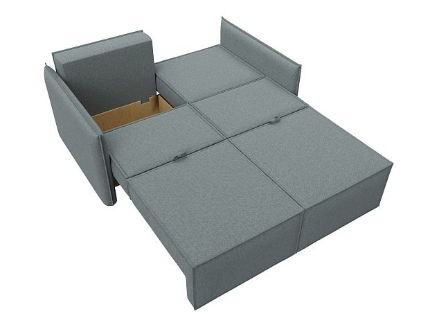Диван прямой Либерти мини Рогожка серый - Вид 9
