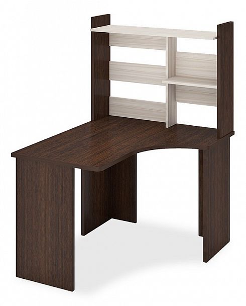 Стол компьютерный Домино Lite СКЛ-Угл120+НКЛ-100 Венге/Карамель правый - Вид 1