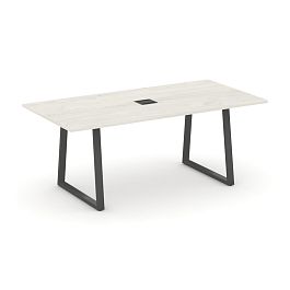 Style Project Direct Direct Стол переговорный SN-6T1.SPRG-198 Дуб Наварра/Металл Антрацит 1980*980*750 - Фото предпросмотра