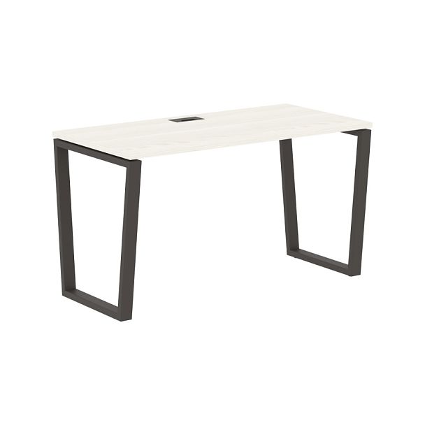 Стол прямой EVST 1367 Ясень Траун/Мокко 1360х670х750 EDIS - Вид 1