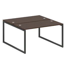 Metal System Quattro Р. ст. на О-образном м/к 40БО.РАС-СП-2.3 Венге/Антрацит металл 1400*1475*750 - Фото предпросмотра