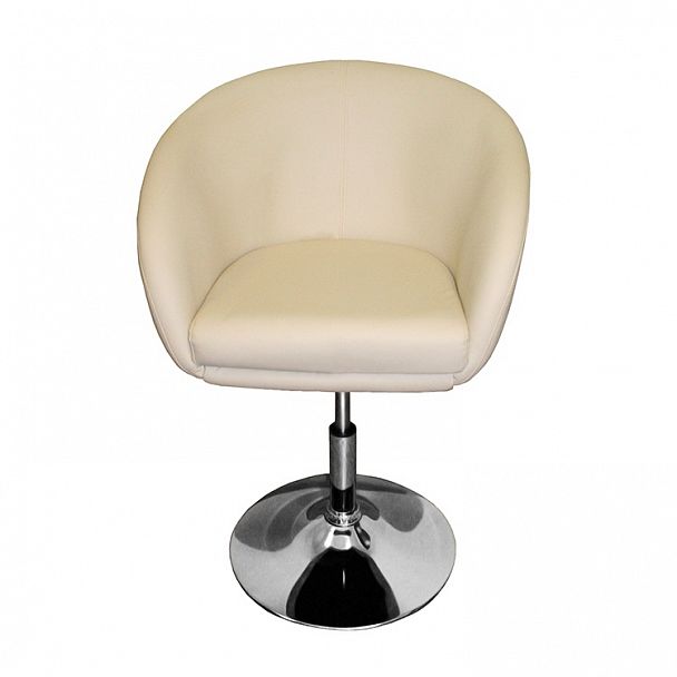 Кресло дизайнерское DOBRIN EDISON (кремовый) - Вид 7