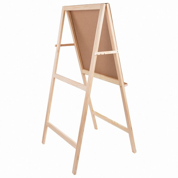 Мольберт напольный BRAUBERG ART CLASSIC "Хлопушка", планшет 60x60см, в собр.виде 60x120x5см, 190659 - Вид 9