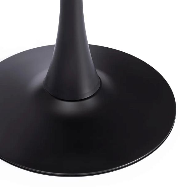 Стол Тулип 70/Tulip 70 (мод.46), металл / МДФ, Black (черный) - Вид 3
