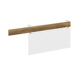 Concept Царга стола с опорной тумбой CN.CST-003 Сандал Янтарный/Белый Бриллиант/Металл Белый 1230*18*458 - Фото предпросмотра